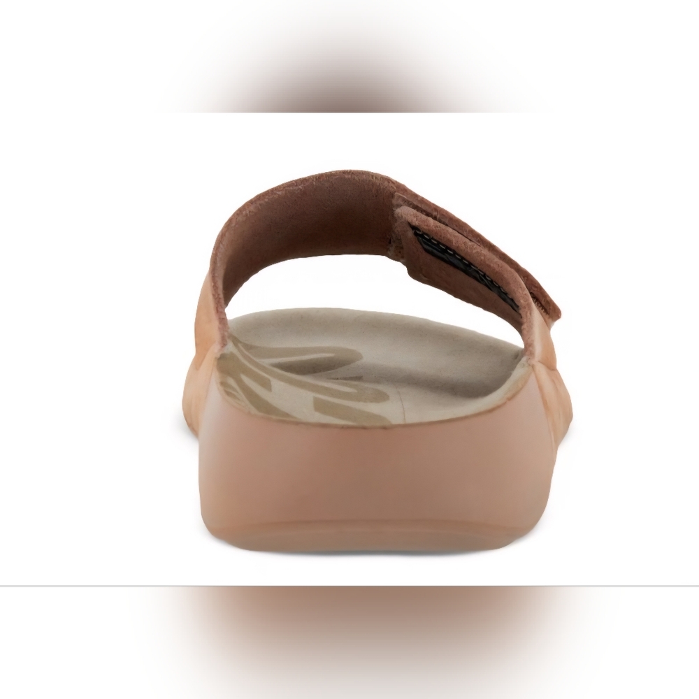 ECCO Women's 2nd Cozmo Tuscany Leather Slide Sandal